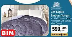 CASİLDA HOME ÇİFT KİŞİLİK EMBOSS YORGAN